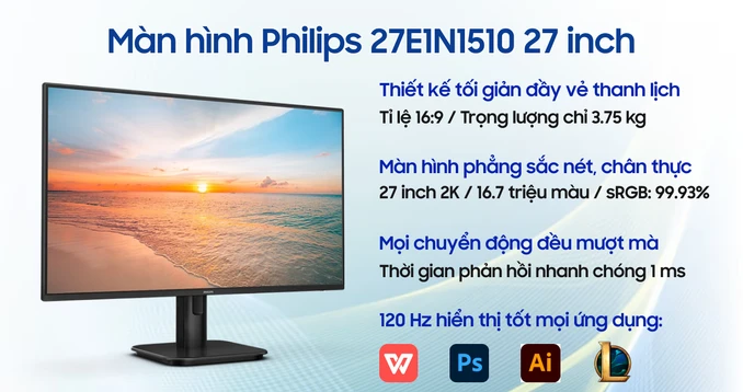 Màn hình Philips 27E1N1510 27 inch