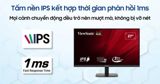 ViewSonic LED MNTR VA2708-2K-HD 27IN 5MS
