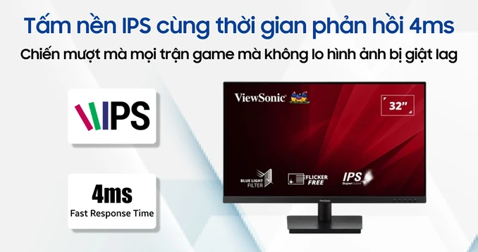 Màn hình ViewSonic VA3209-2K-MHD 32 inch - 2