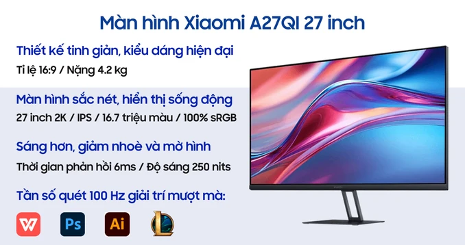 Màn hình Xiaomi A27QI 27 inch