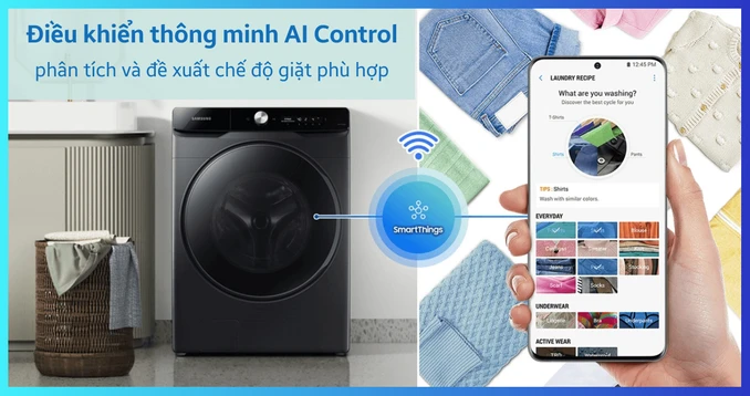 Máy giặt sấy Samsung giặt 11kg - sấy 7kg 2021 (WD11T734DBX/SV) | Chính  hãng, giá tốt