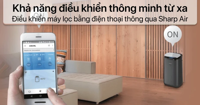 Máy lọc không khí Sharp FP-J80EV-H chính hãng giá rẻ, bền Máy lọc không khí Sharp FP-J80EV-H chính hãng giá rẻ, bền