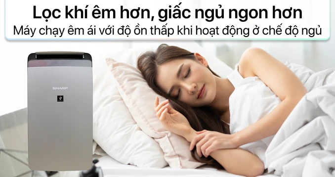 Máy lọc không khí và hút ẩm Sharp DW-J27FV-S -1 Máy lọc không khí và hút ẩm Sharp DW-J27FV-S -1
