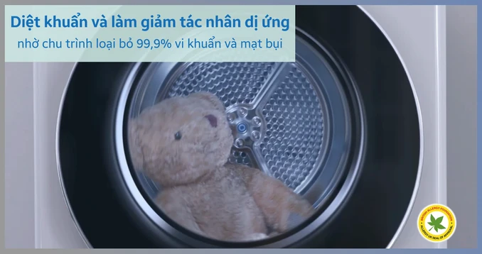 Máy sấy LG bơm nhiệt 10.5kg 2024 (DVHP50W) | Chính hãng, giá tốt