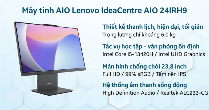 Máy tính AIO Lenovo IdeaCentre AIO 24IRH9