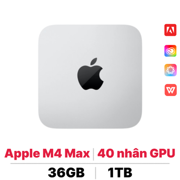 Apple Mac Studio M4 Max 2025 16CPU 40GPU 36GB 1TB | Giá rẻ, trả góp 0%