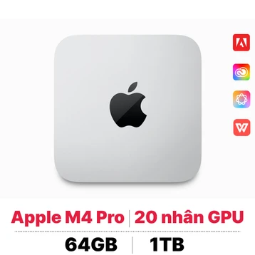 Mac mini M4 Pro 2024 14CPU 20GPU 64GB 1TB | Giá tốt, trả góp 0%