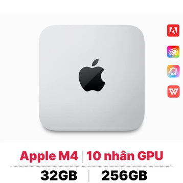 Mac mini M4 2024 10CPU 10GPU 32GB 256GB | Giá tốt 07/2026, trả góp 0%