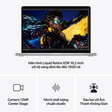 MacBook Pro 16 M4 Max 16CPU 40GPU 128GB 8TB Sạc 140W Kèm Final Cut