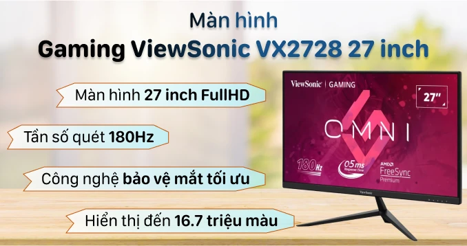 Màn hình Gaming ViewSonic VX2728 27 inch