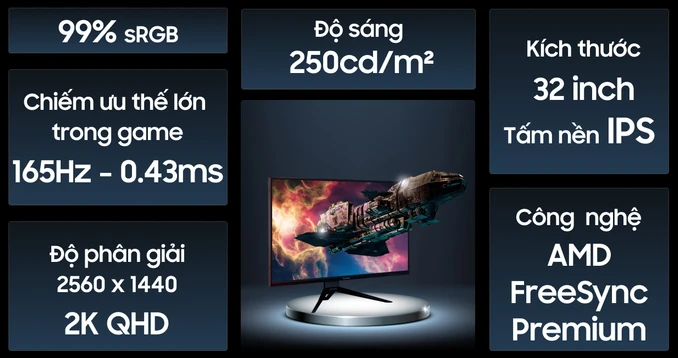 Màn hình Gaming ViewSonic VX3219-2K-PRO-2