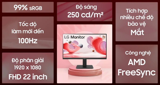 Màn hình văn phòng LG 22MR410-B 22 inch