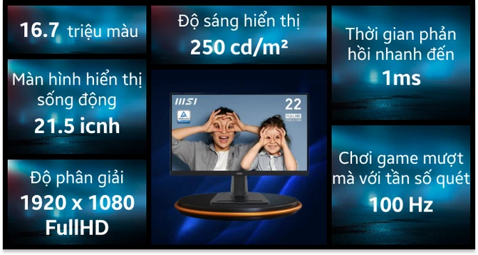 Màn hình MSI Pro MP225 22 inch