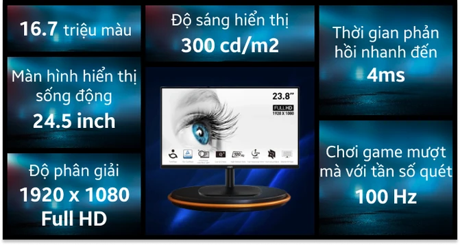 Màn hình MSI Pro MP245V 24.5 inch