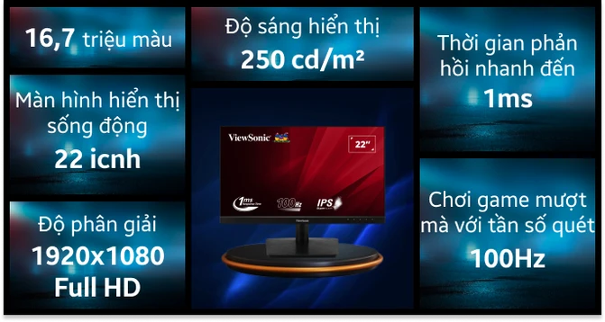 Màn hình ViewSonic VA2209-H-2 22 inch