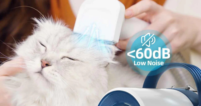 Máy cắt tỉa và hút lông thú cưng Oneisall LM2 - 7