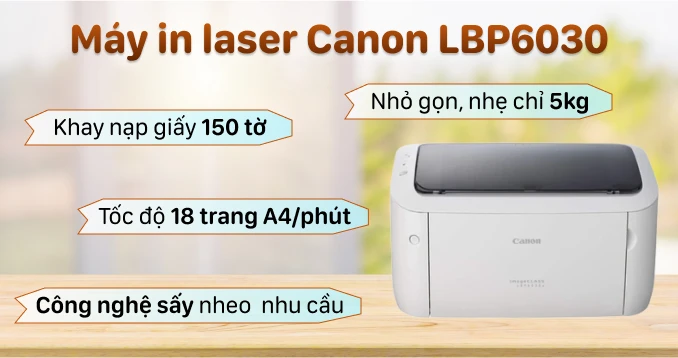 Máy in laser Canon LBP6030