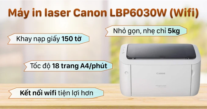 Máy in laser Canon LBP6030W (Wifi)