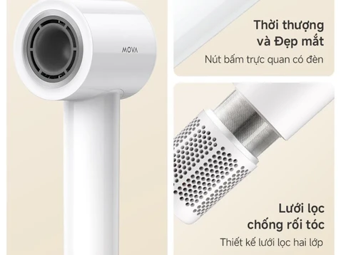 Máy sấy tóc tốc độ cao Mova Turbo