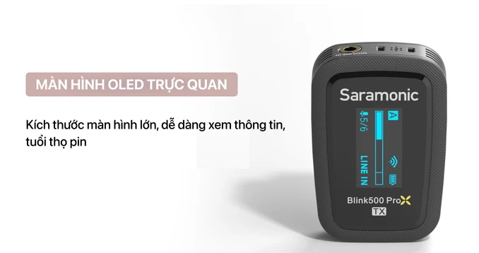 Bộ Micro Saramonic không dây Blink500 ProX B1