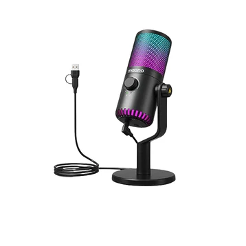 Microphone thu âm Podcast/phòng thu/Livestream Maono DM30RGB