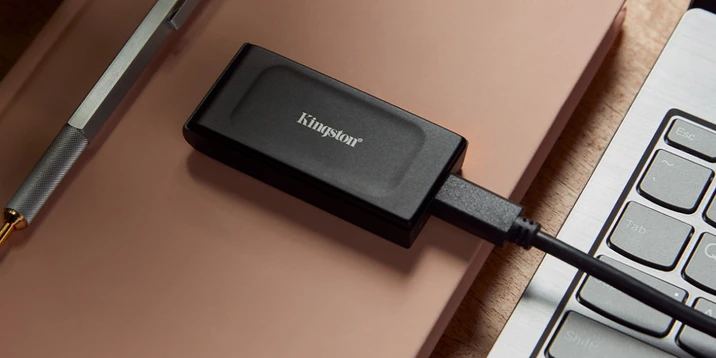 Ổ cứng di động SSD Kingston XS1000 USB 3.2 Gen 2 1TB Đen - 5