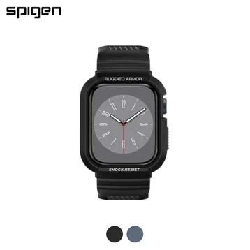 Ốp viền + dây đeo Apple Watch 45/44mm Spigen Rugged Armor Pro
