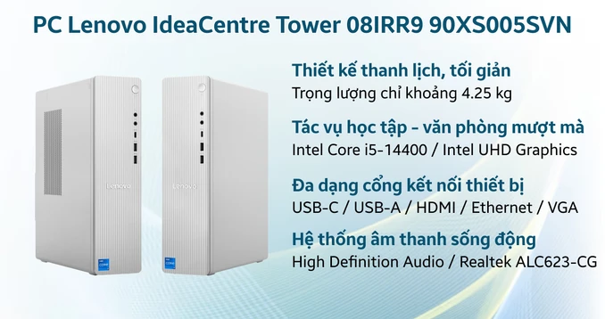 PC Lenovo IdeaCentre Tower 08IRR9 90XS005SVN