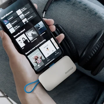 Pin dự phòng mini Momax 1-Power 5000mAh kèm đầu nối USB-C IP130 - 8