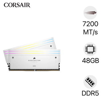 Ram PC Corsair Dominator Titanium RGB DDR5 7200MT/S 48GB (2*24GB