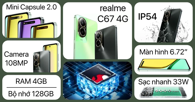 realme C67 8GB 256GB