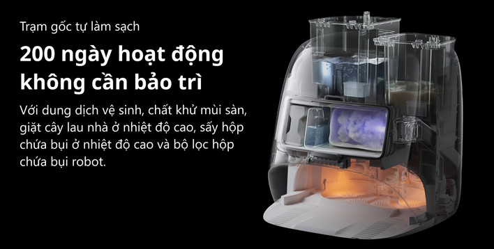 Robot hút bụi lau nhà DJI ROMO P - 7