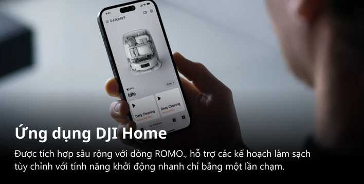 Robot hút bụi lau nhà DJI ROMO P - 6