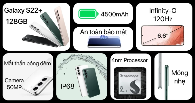 Samsung Galaxy S22 Plus (8GB + 128GB)