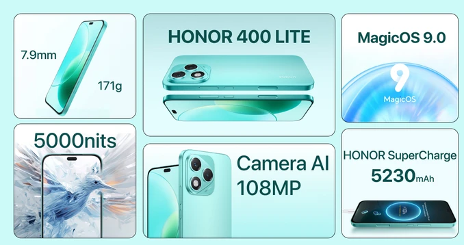 HONOR 400 Lite 5G 12GB 256GB