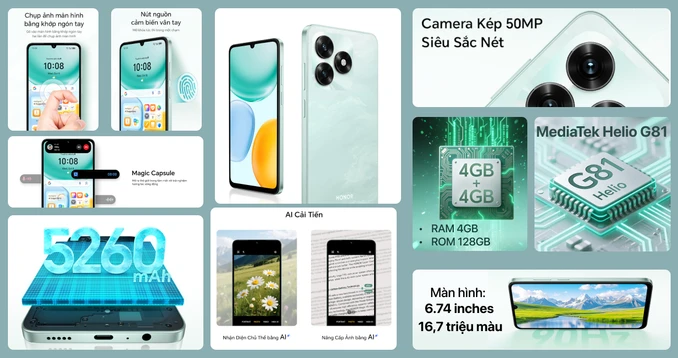 Honor X5c Plus 4GB 128GB