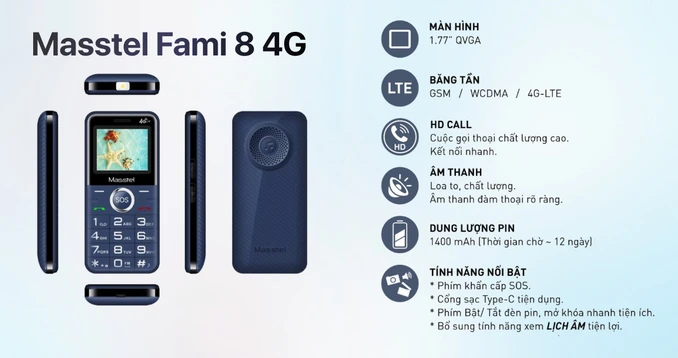 Masstel Fami 8 4G