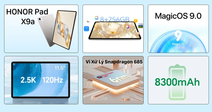 HONOR Pad X9a