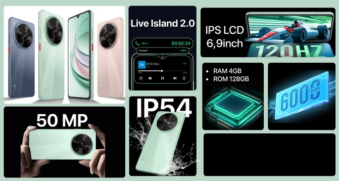 Nubia V70 Max 4GB 128GB