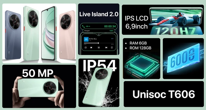 Nubia V70 Max 6GB 128GB