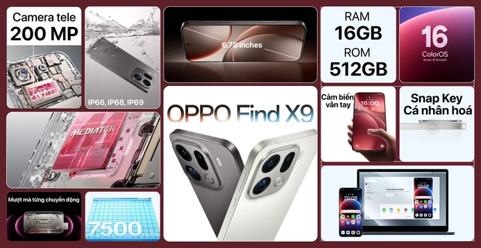 OPPO Find X9 Pro 16GB 512GB