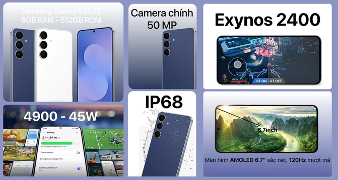 Samsung Galaxy S25 FE 8GB 512GB