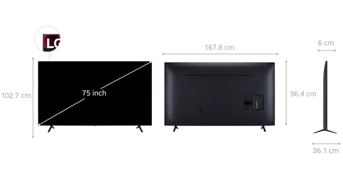 Smart Tivi LG QNED 4K 75 inch 2025 (75QNED70) | Giá tốt, ưu đãi mua cực  khủng