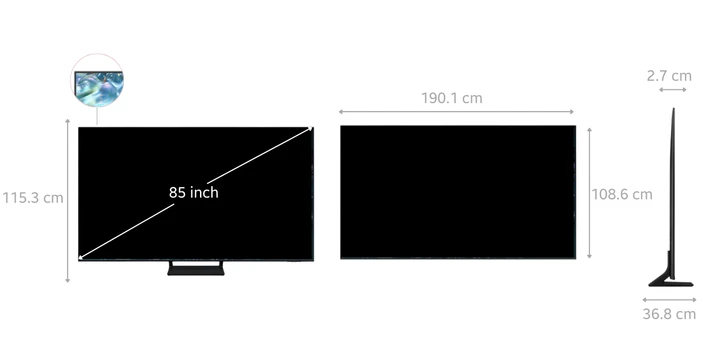 Smart Tivi Samsung QLED 4K 85 inch 2024 (85Q60D)