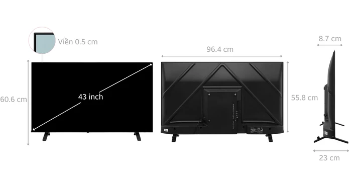 Smart tivi Toshiba 43 inch 43V31MP