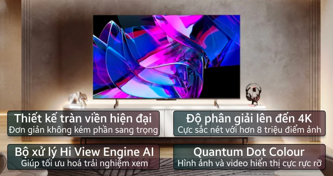 Smart Tivi Hisense Mini LED 65 inch (65U7K)