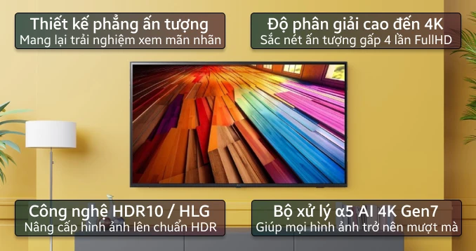 Smart Tivi LG LED 4K 50 inch 2024 (50UT90)