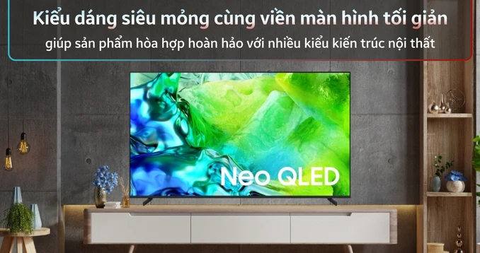 Thiết kế mỏng nhẹ và thực dụng đậm chất hiện đại