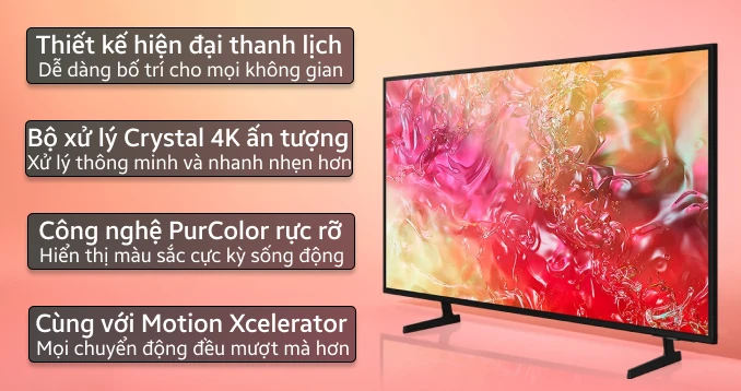 Smart Tivi Samsung UHD 4K 55 INCH 2024 (55DU7700)