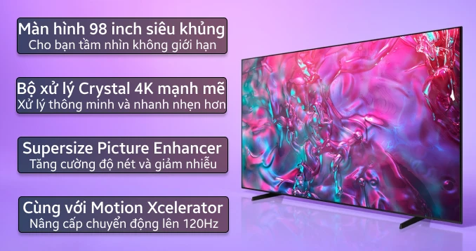 Smart Tivi Samsung UHD 4K 98 INCH 2024 (98DU9000)